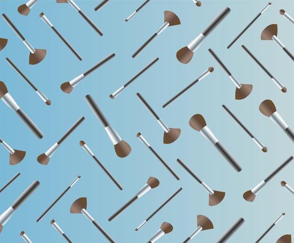 592x490 Makeup Brushes Makeup Tools Background Vector