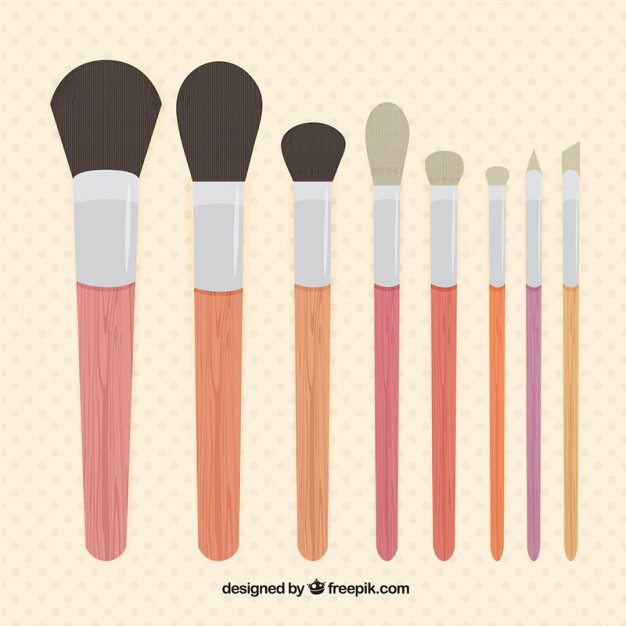 Makeup Brushes Vector Free Download 626x626 Makeup Brushes Vector Free Download