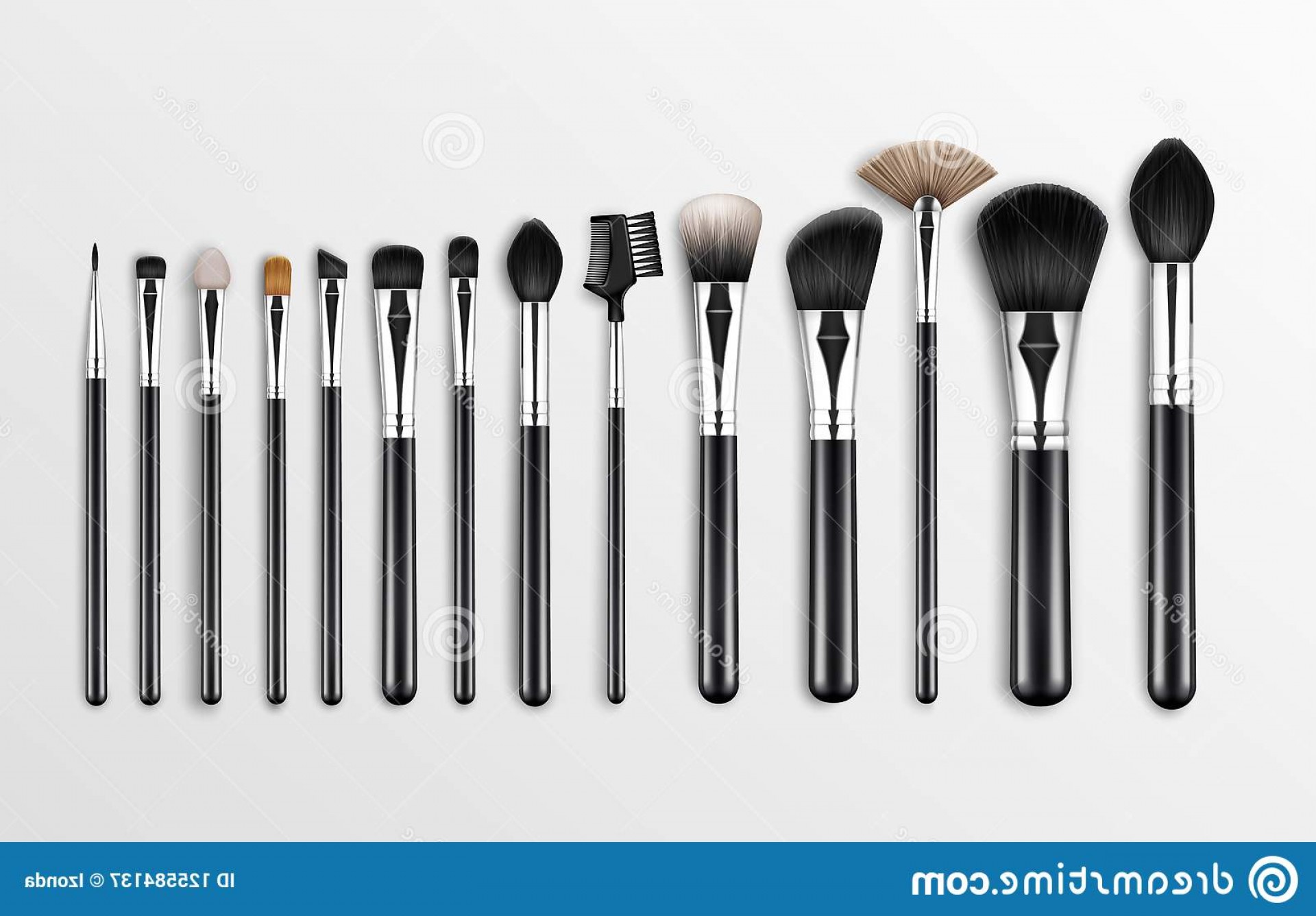 Vector Set Black Clean Professional Makeup Concealer Powder Blush 1920x1336 Vector Set Black Clean Professional Makeup Concealer Powder Blush