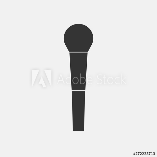Cosmetic Brush Vector Icon Illustration Sign 500x500 Cosmetic Brush Vector Icon Illustration Sign