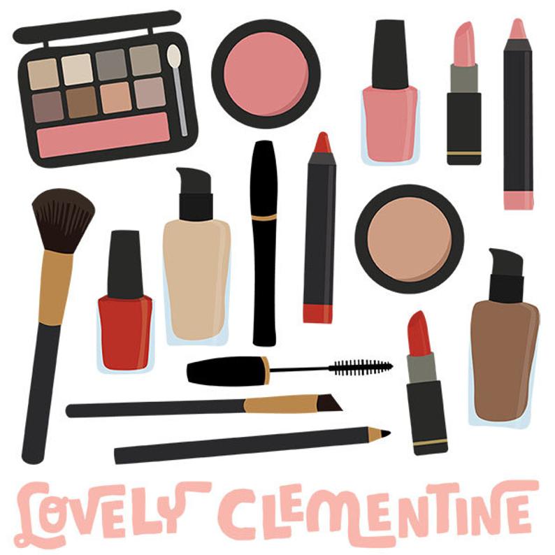 794x794 Makeup Clip Art Images Makeup Clipart Makeup Vector Etsy