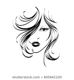 Beautiful Woman Face, With Nice Haircut And Makeup Vector Art 260x280 Beautiful Woman Face, With Nice Haircut And Makeup Vector Art