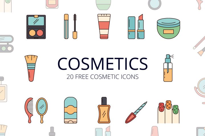 Makeup Vector Free Icon Set 720x480 Makeup Vector Free Icon Set