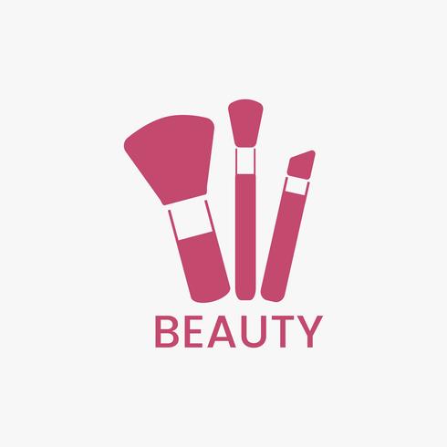 Pink Makeup Brushes Icon Cosmetic Vector 490x490 Pink Makeup Brushes Icon Cosmetic Vector