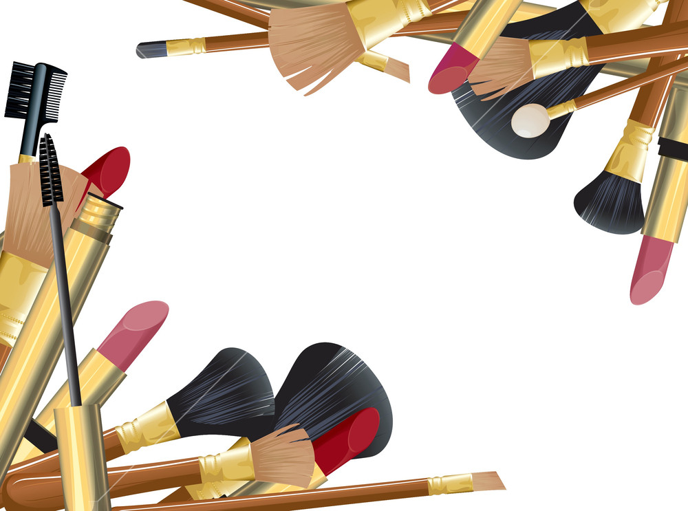 1000x743 Cosmetics Vector Royalty Free Stock Image