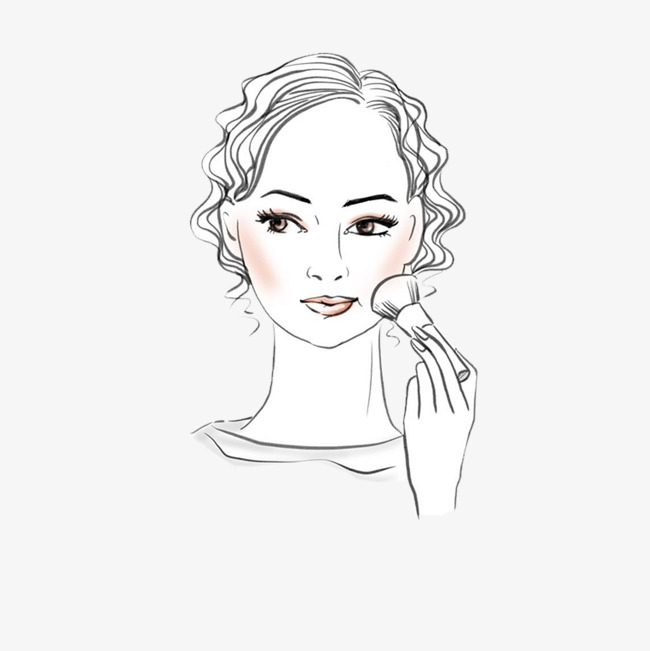 650x651 Download Free Png Girl Makeup, Girl Vector, Makeup Vector Png