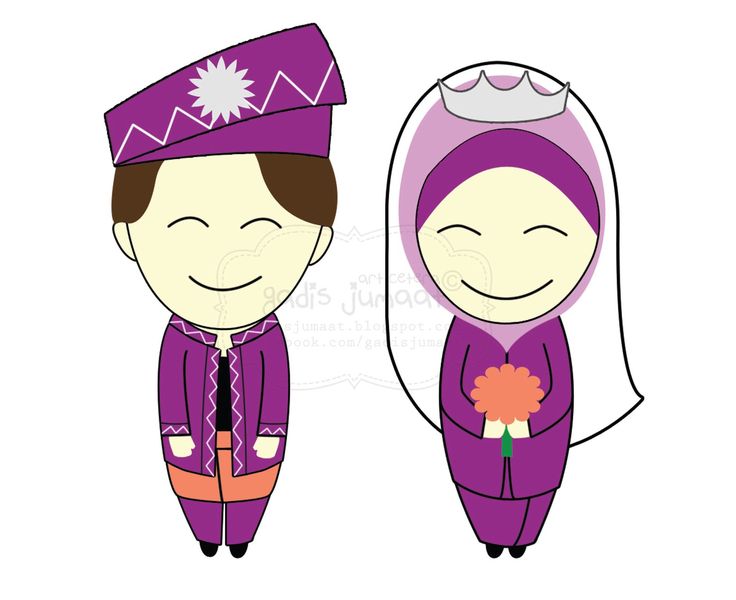 Muslim Wedding Cartoon 736x600 Muslim Wedding Cartoon