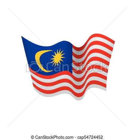 Malaysia Flag, Vector Illustration On A White Background Clipart 450x470 Malaysia Flag, Vector Illustration On A White Background Clipart