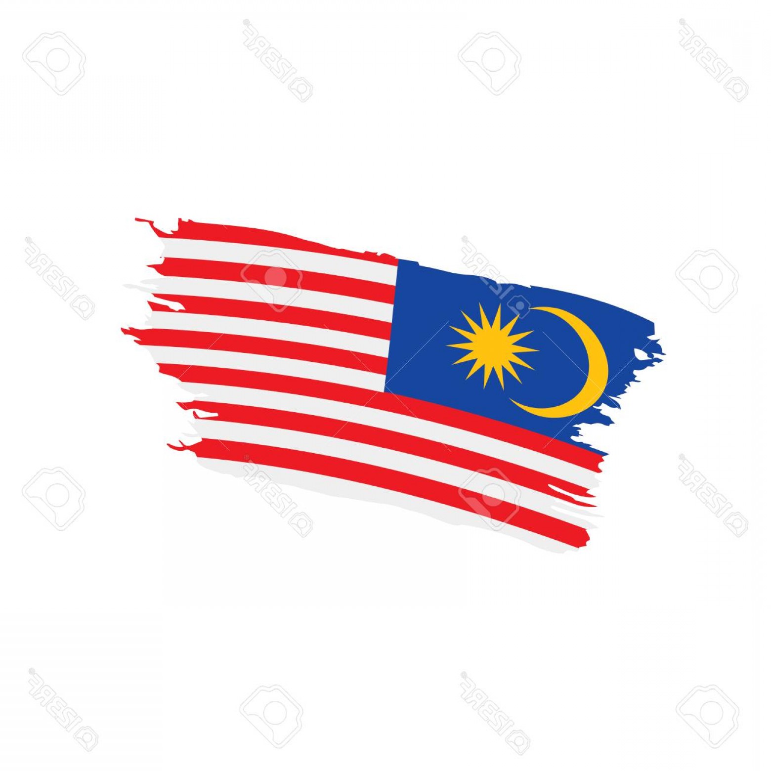 Malaysia Flag Vector at Vectorified.com | Collection of Malaysia Flag ...