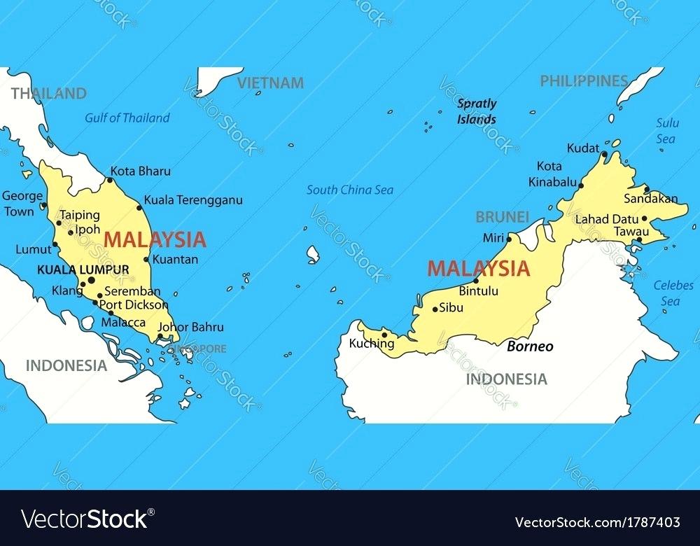 1000x780 Malaysia In Map