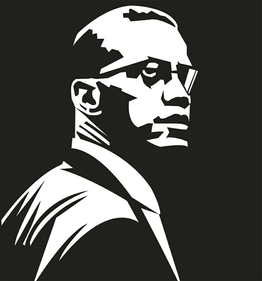 839x900 Malcolm X Art In Malcolm X, Art, Stencils