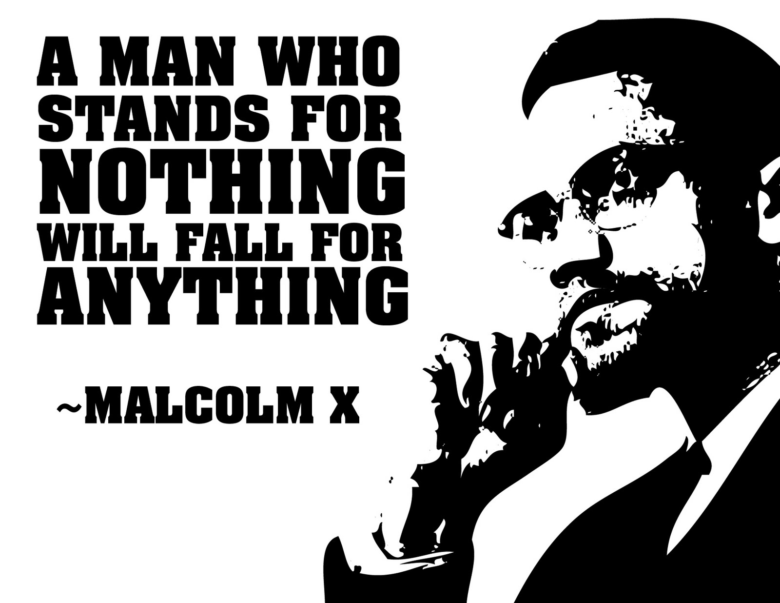 1600x1236 Malcolm X Stickers Pen Sword Political Pirates