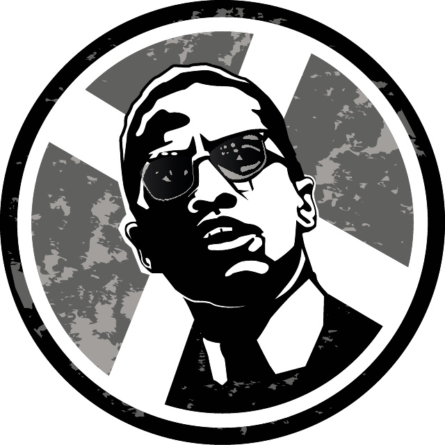 640x640 Malcolm X Vector Illustration