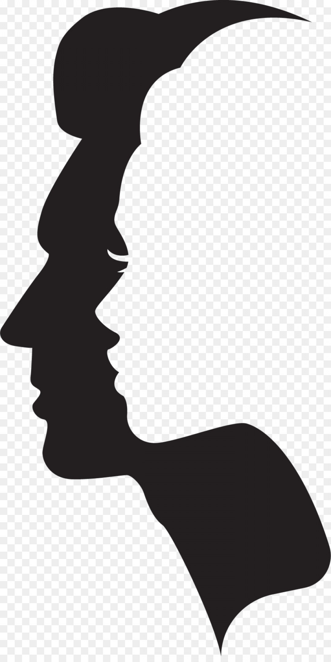 1080x2160 Male And Female Silhouette Vector Catchsplace