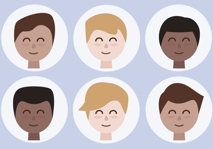 700x490 Free Male Avatars Vector