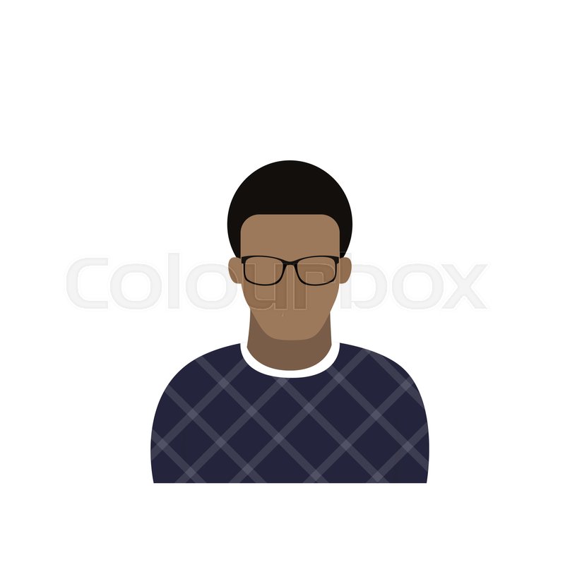 800x800 Profile Icon Male Avatar Man, African Stock Vector Colourbox