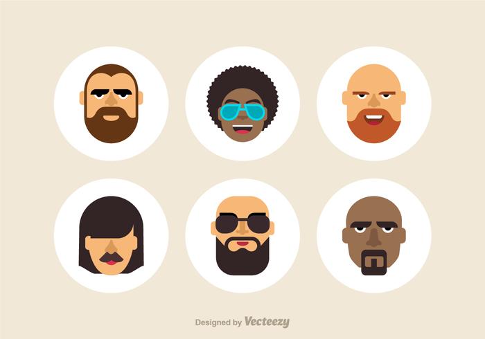 700x490 Cool Male Vector Avatars
