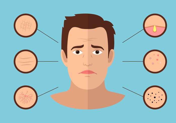 700x490 Man Face Free Vector Art