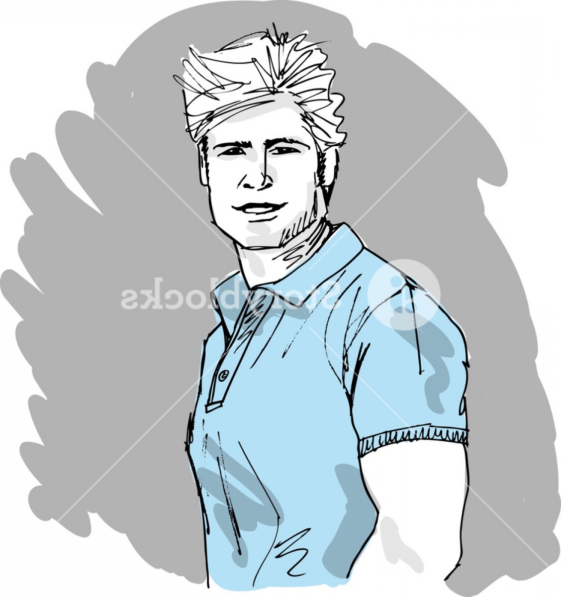 1128x1200 Sketch Of Handsome Man Face Vector Illustration Bvrxdjhmwjgolwx