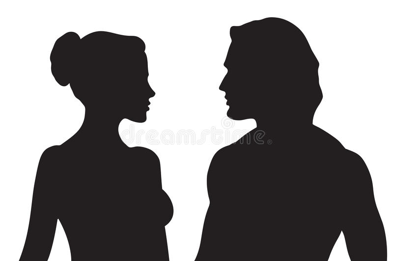 800x533 Male Female Silhouette Vector