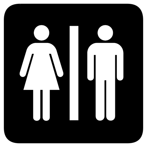Male And Female Toilete Sign Vector Drawing 500x500 Male And Female Toilete Sign Vector Drawing
