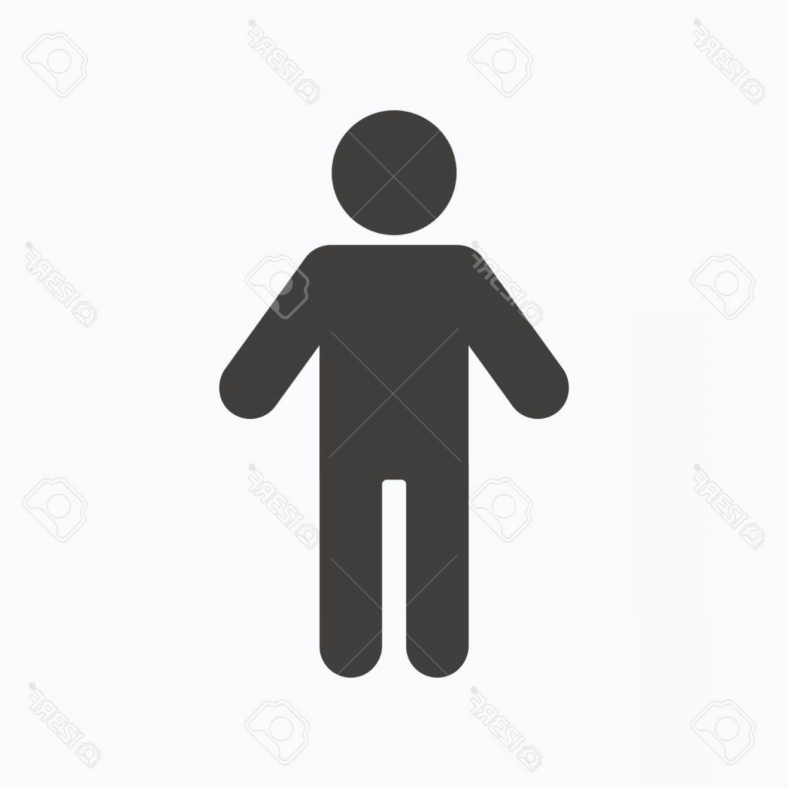 Photostock Vector Man Icon Male Human Symbol User Sign Gray Flat 1560x1560 Photostock Vector Man Icon Male Human Symbol User Sign Gray Flat