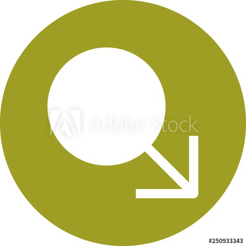 Vector Male Sign Icon 500x500 Vector Male Sign Icon