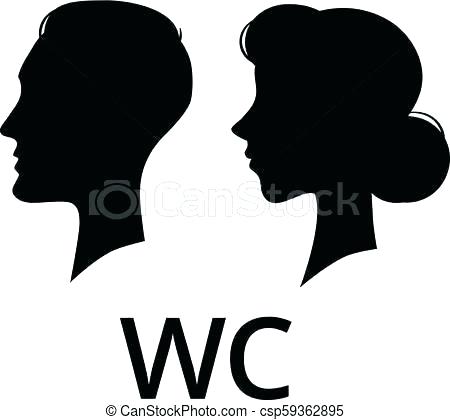 Male Female Bathroom Signs 450x420 Male Female Bathroom Signs