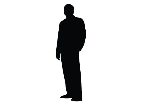 550x354 Men Silhouette Vector People Vector Graphics Silhouette Vector