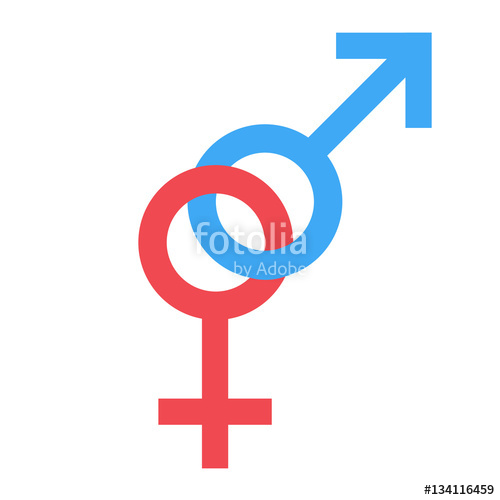 500x500 Sex Symbol Gender Man And Woman Connected Symbol Male And Female