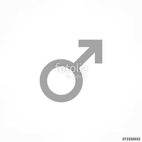 500x500 Male Symbol Stock Image And Royalty Free Vector On Fotolia