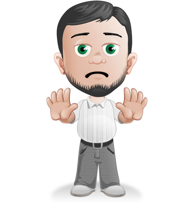 594x669 Male Vector Character With A Beard Free Vectors Ui Download