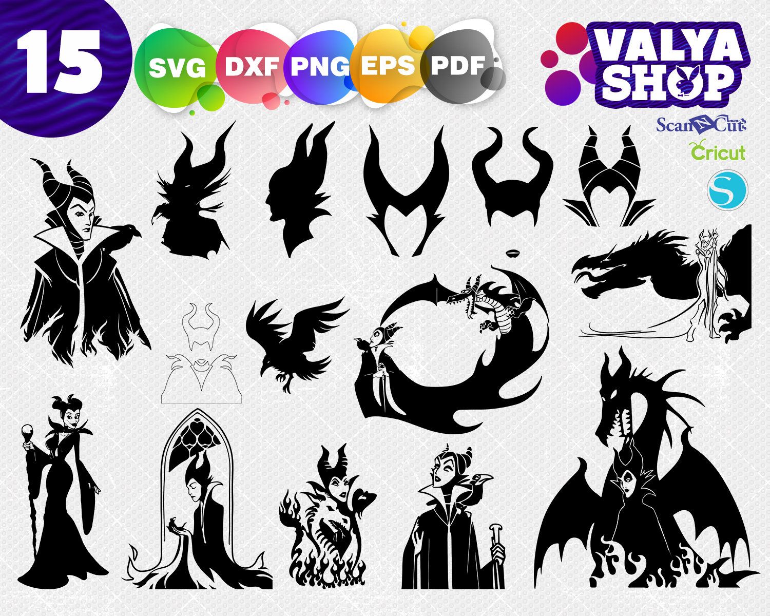 Download 30 Maleficent vector images at Vectorified.com