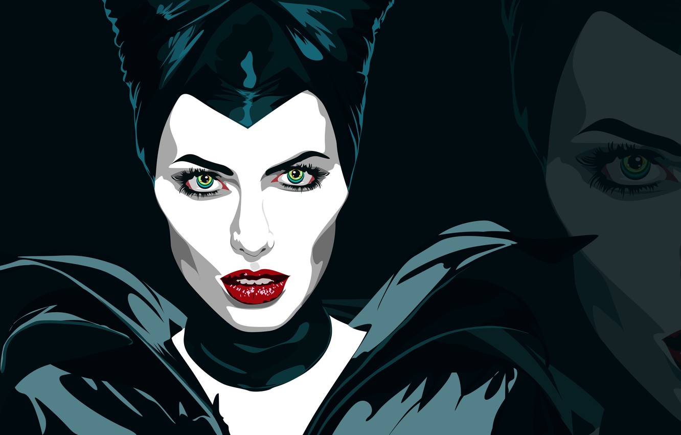 Wallpaper Vector, Angelina Jolie, Angelina Jolie, Art, Maleficent 1332x850 Wallpaper Vector, Angelina Jolie, Angelina Jolie, Art, Maleficent