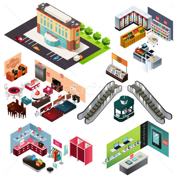 600x600 Mall Stock Vectors, Illustrations And Cliparts Stockfresh