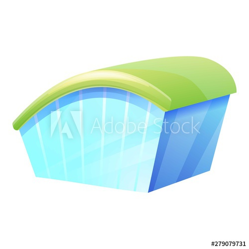 500x500 Glass Mall Icon Cartoon Of Glass Mall Vector Icon For Web Design