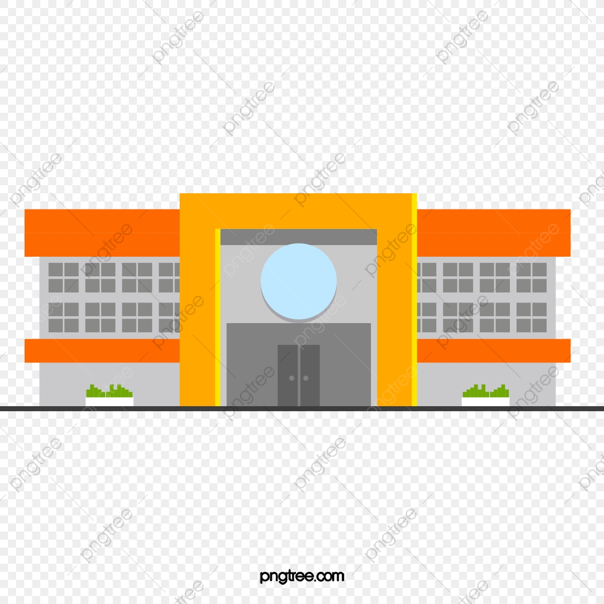 1200x1200 Vector Painted Mall, Vector, Hand Painted, The Mall Png And Vector
