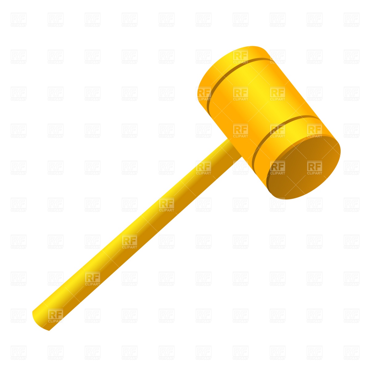 Mallet Vector Image Of Objects Prague 1200x1200 Mallet Vector Image Of Objects Prague