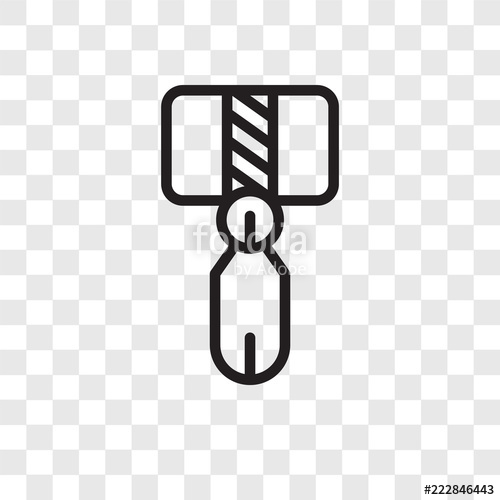 Mallet Vector Icon Isolated On Transparent Background, Mallet Logo 500x500 Mallet Vector Icon Isolated On Transparent Background, Mallet Logo
