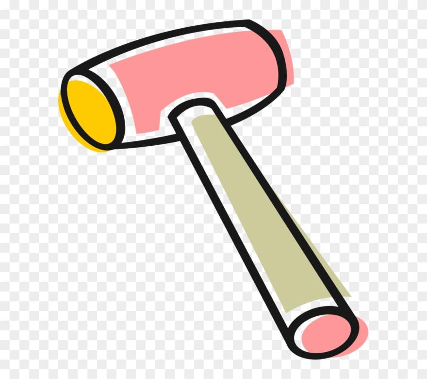 Vector Illustration Of Rubber Mallet Hammer Tool Used Clipart 880x780 Vector Illustration Of Rubber Mallet Hammer Tool Used Clipart