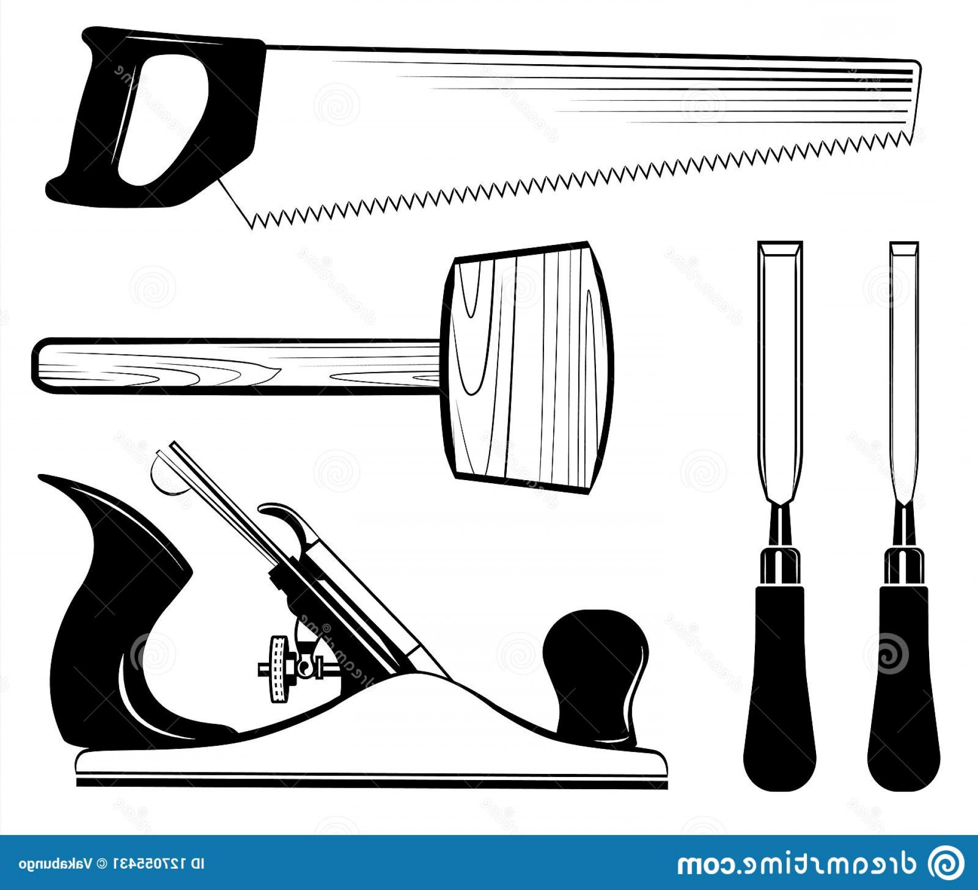Woodworking Carpentry Tools Set Vector Illustration Mallet Jack 1920x1748 Woodworking Carpentry Tools Set Vector Illustration Mallet Jack