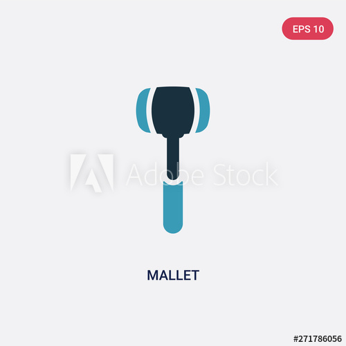 Two Color Mallet Vector Icon From Other Concept Isolated Blue 500x500 Two Color Mallet Vector Icon From Other Concept Isolated Blue