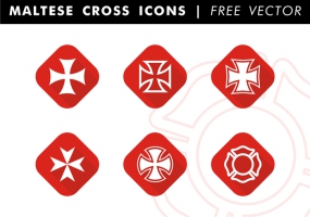 285x200 Maltese Cross Icons Free Vector Graphic Art Free Download
