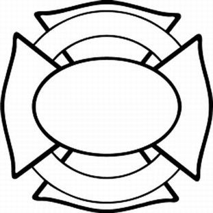 311x310 Blank Maltese Cross Outline Clipart