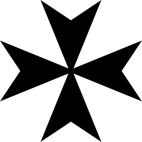 600x600 Maltese Cross Free Vector In Open Office Drawing