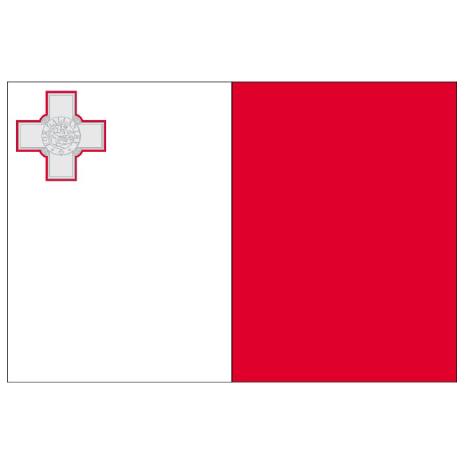 660x660 Malta Vector Flag