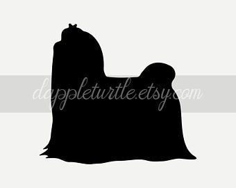 340x270 Maltese Silhouette Etsy