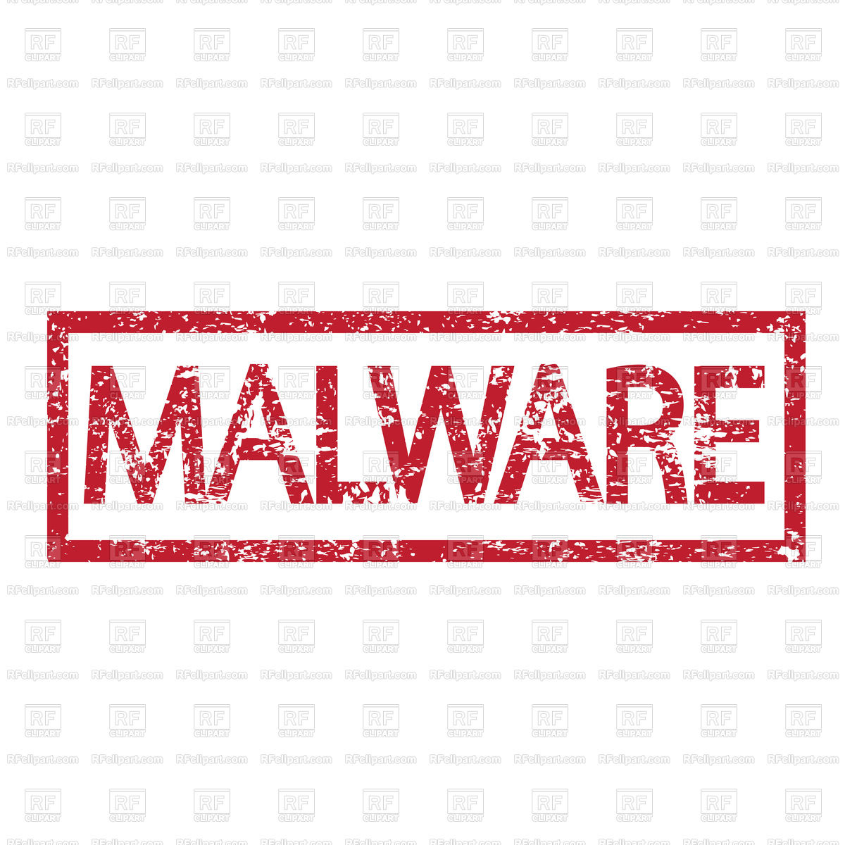 1200x1200 Stamp Text Malware Vector Image Of Fonts Type Tumdee
