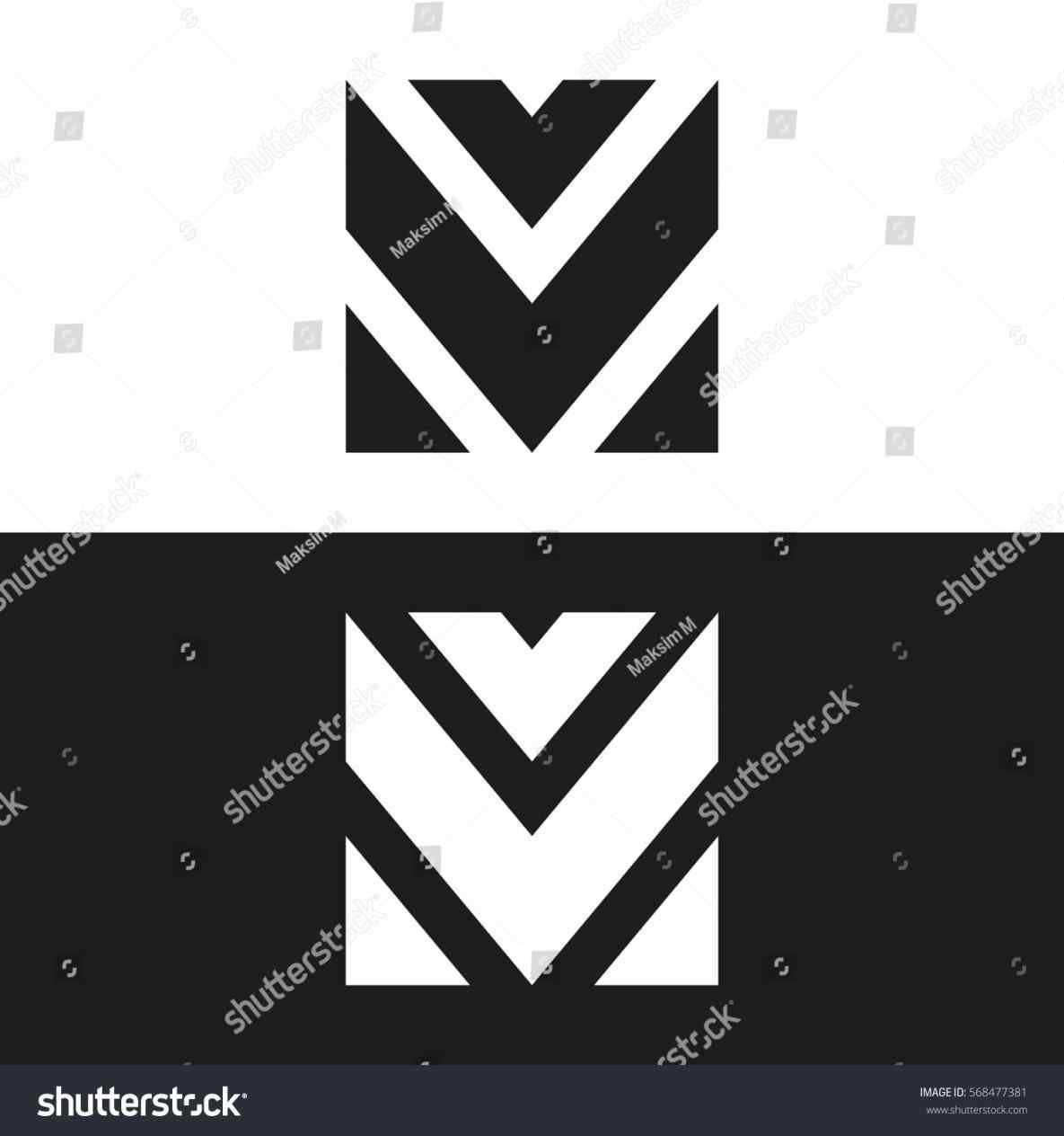 1185x1264 Logo Minimal Mam Elegant Minimal Letter Symbol Alphabet V Stock