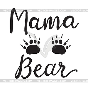 300x300 Greeting Card For Gift Tag Decor Mama Bear